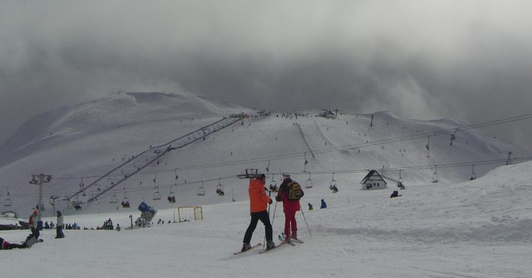 Summit from Wombat ski run, Mt Buller - Alpha
